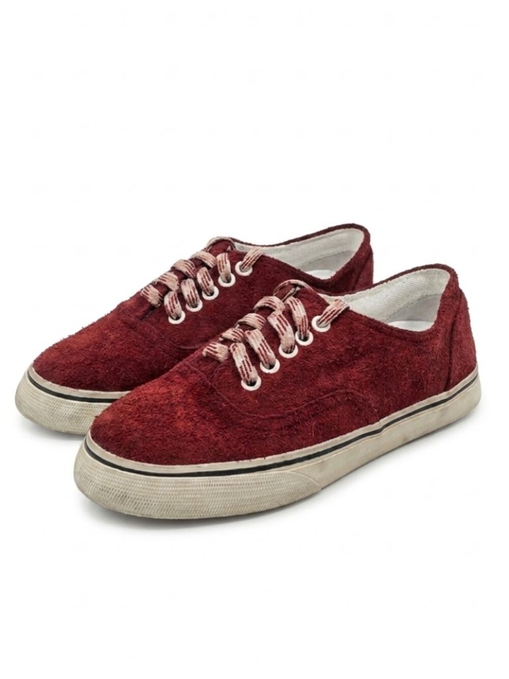 RE/DONE 70s Low Top Skate Red Suede Sneakers EU 37 US 7 Made in Italy NWOT Retro